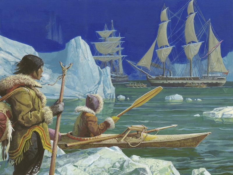 Ongeïdentificeerde foto van Eskimo