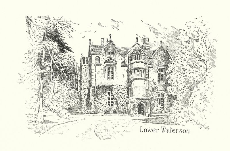 Dorset: Lower Waterson door Sidney Heath
