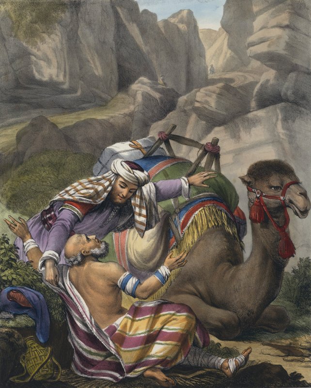 De Barmhartige Samaritaan door Siegfried Detler Bendixen