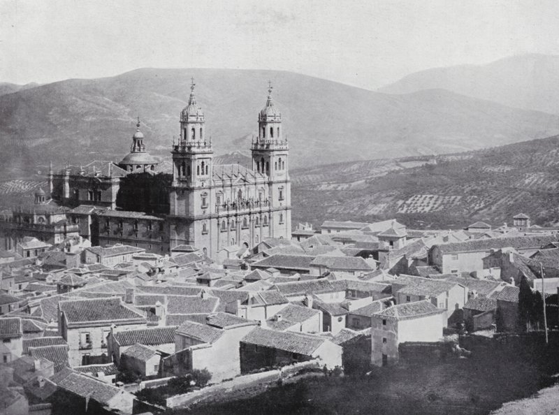 De kathedraal, Jaen (zwart-wit foto) door Spanish Photographer