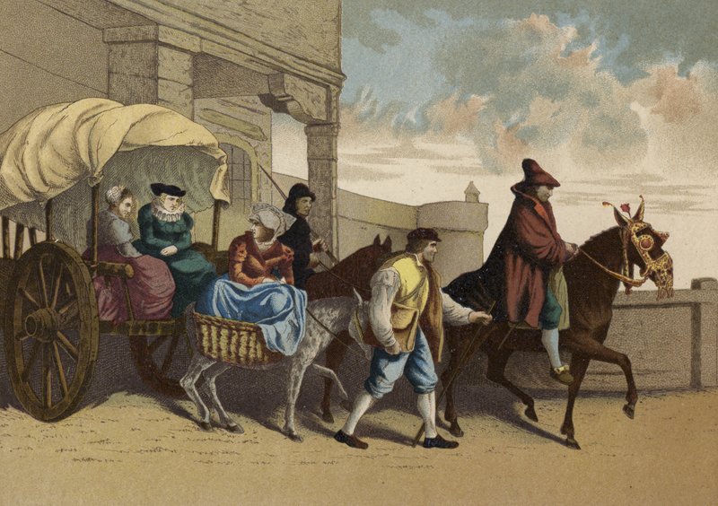 Kostuums van de Franse bourgeoisie, 16e eeuw door Spanish School