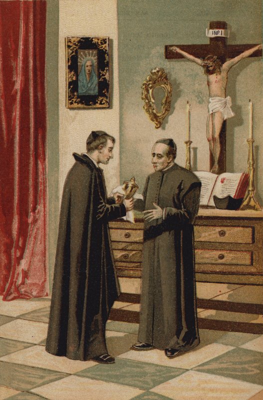 Episode in het leven van Sint Vincentius van Paulo door Spanish School