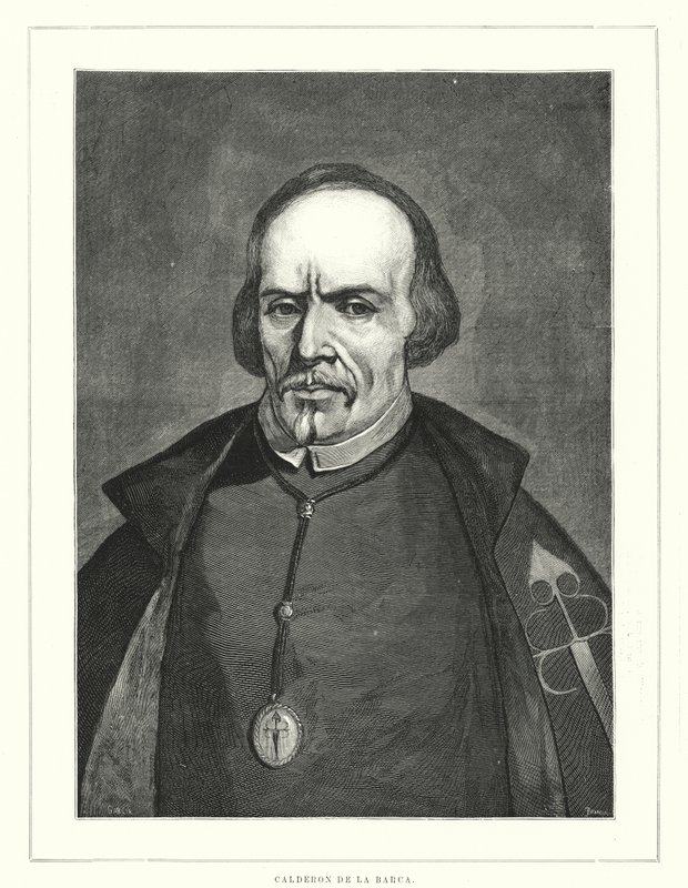 Pedro Calderon de la Barca, Spaanse soldaat, priester en auteur door Spanish School