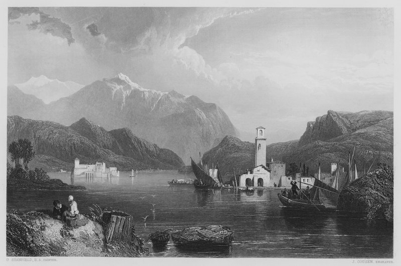 Meer van Como, uit de Vernon Gallery door Stanfield