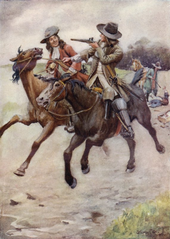 Illustratie voor Peveril of the Peak door Stewart Orr