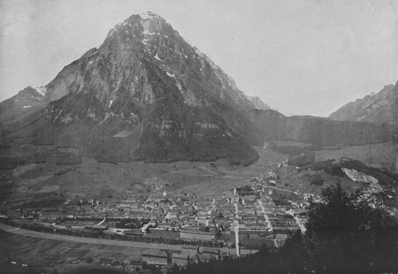 Glaris, Algemeen Uitzicht en de Glaernisch door Swiss Photographer