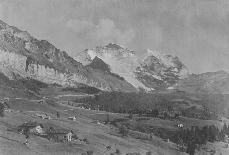 De Jungfrau, Uitzicht vanaf Wengen door Swiss Photographer