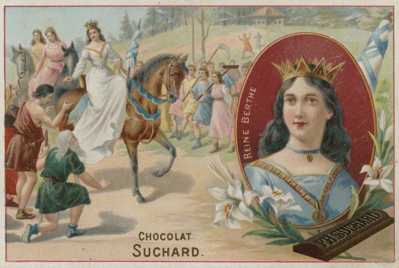 Bertha van Zwaben, koningin-gemalin van Rudolf II van Bourgondië door Swiss School