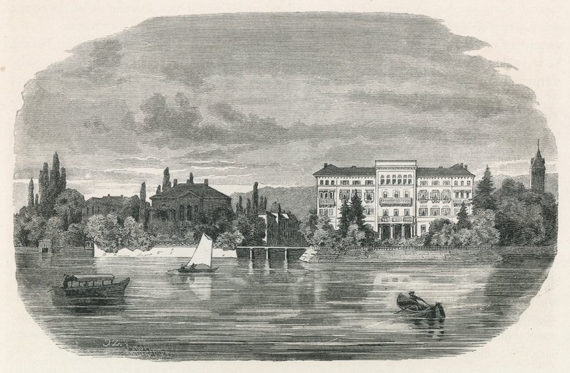 Hotel Baur, Meer van Zürich door Swiss School