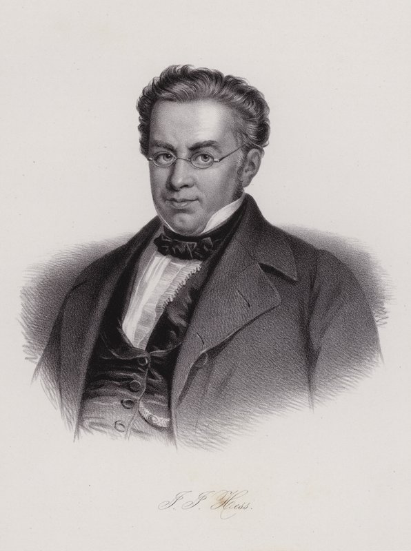 Johann Jakob Hess, Zwitserse jurist en politicus door Swiss School