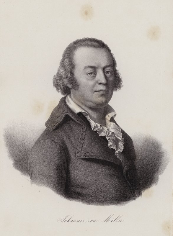 Johannes von Muller, Zwitserse historicus door Swiss School