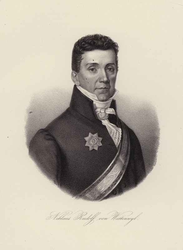 Niklaus Rudolf von Wattenwyl, Zwitserse generaal en de laatste burgemeester van de Restauratie in de stad Bern door Swiss School