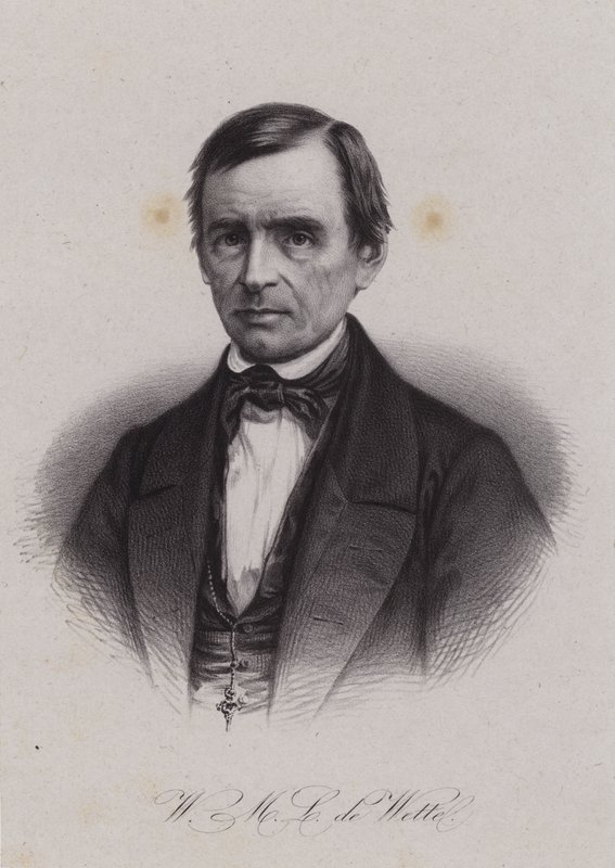 Wilhelm Martin Leberecht de Wette, Duits-Zwitserse theoloog en bijbelgeleerde door Swiss School