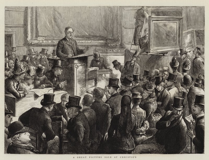Een grote schilderijenverkoop bij Christie