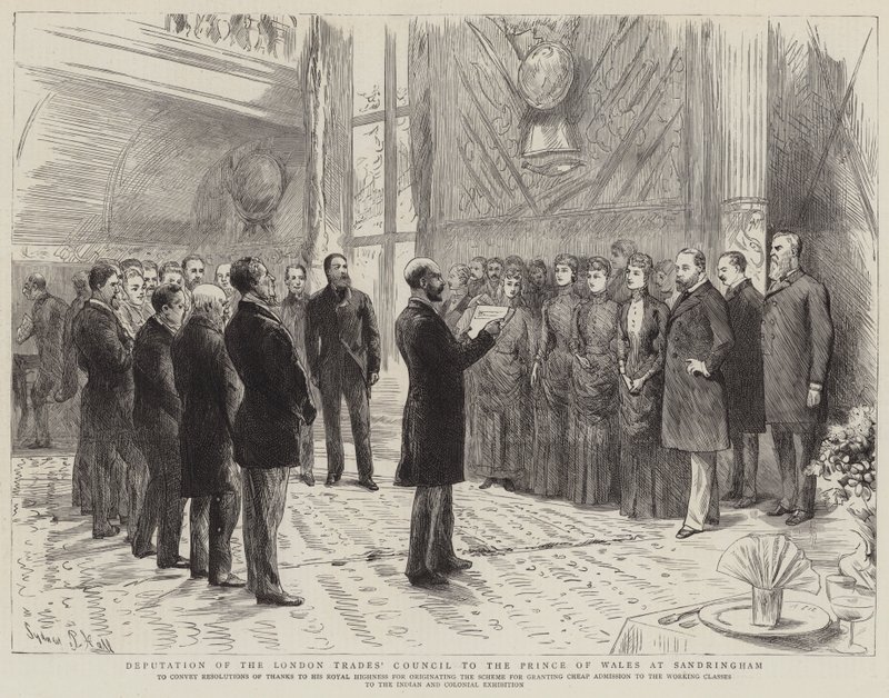 Afvaardiging van de London Trades