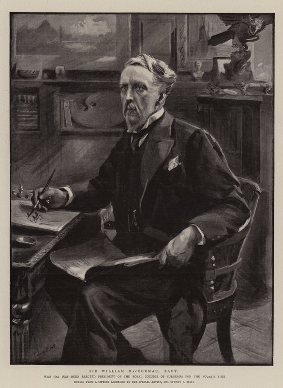 Sir William MacCormac, Baronet door Sydney Prior Hall