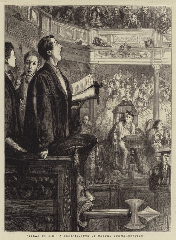 Spreek op, meneer! Een herinnering aan de Oxford-herdenking door Sydney Prior Hall
