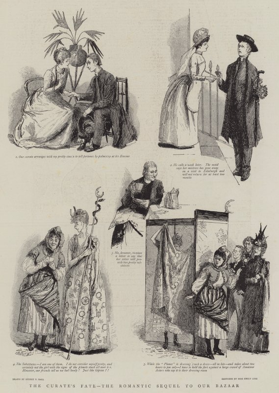 Het lot van de kapelaan, het romantische vervolg op onze bazaar door Sydney Prior Hall