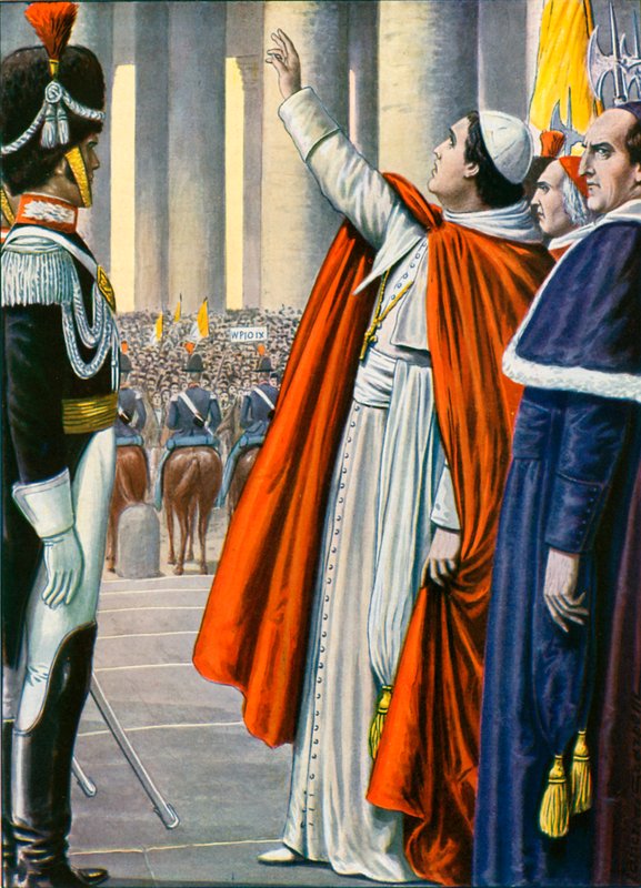 18 juli 1846, Paus Pius IX kondigt een amnestie aan door Tancredi Scarpelli
