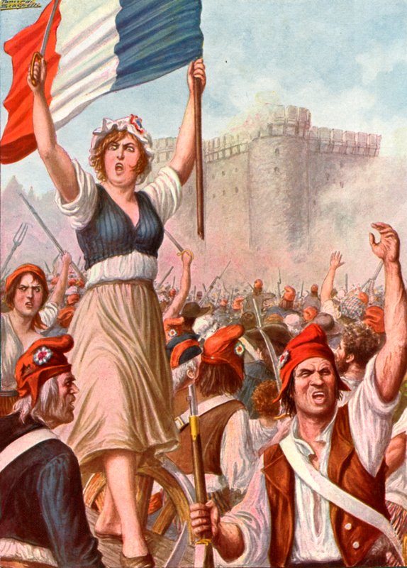 Franse Revolutie - De bestorming van de Bastille door Tancredi Scarpelli