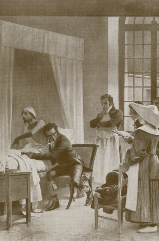 Leren luisteren naar ziekte door Theobald Chartran