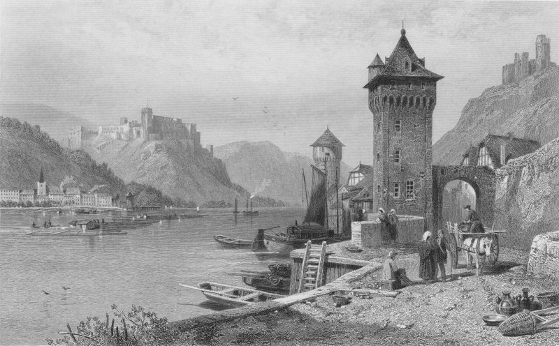 Sint Goar door Thomas Leeson the Elder Rowbotham