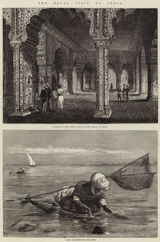 Het koninklijk bezoek aan India door Thomas W. Wood