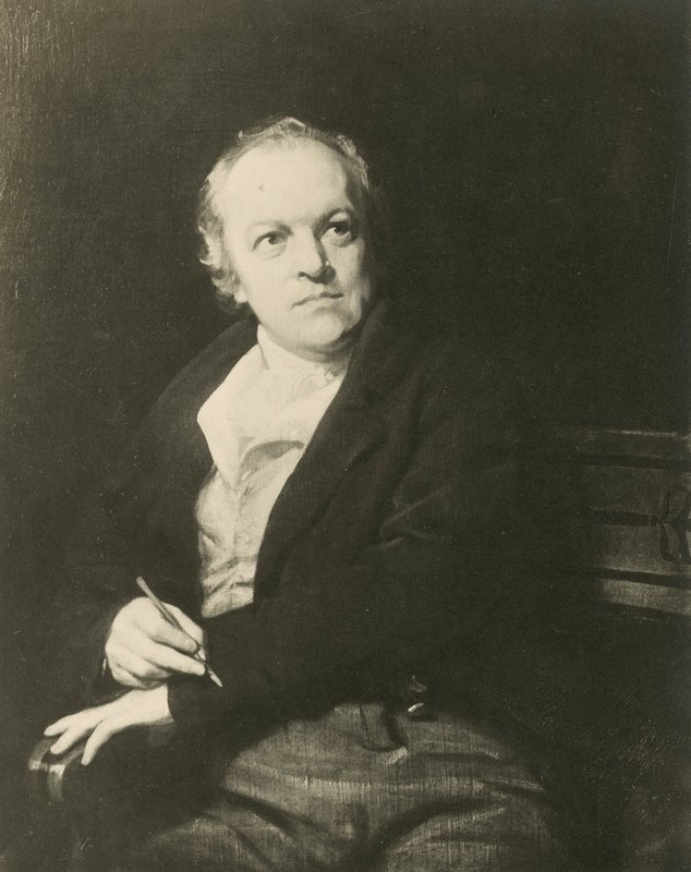 William Blake, Engelse dichter en kunstenaar door Thomas (after) Phillips