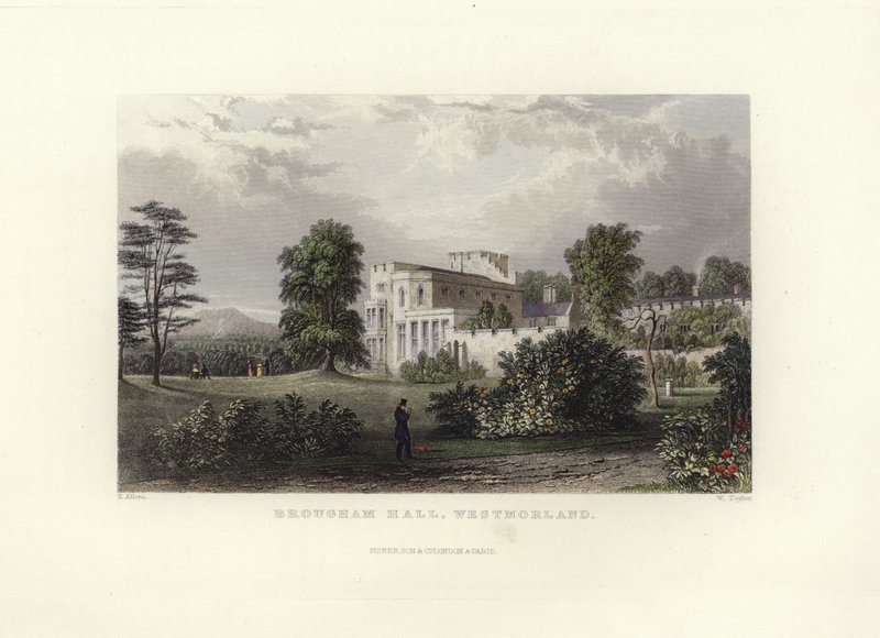 Brougham Hall door Thomas Allom