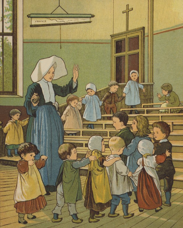 Rouen: schooloefening door Thomas Crane