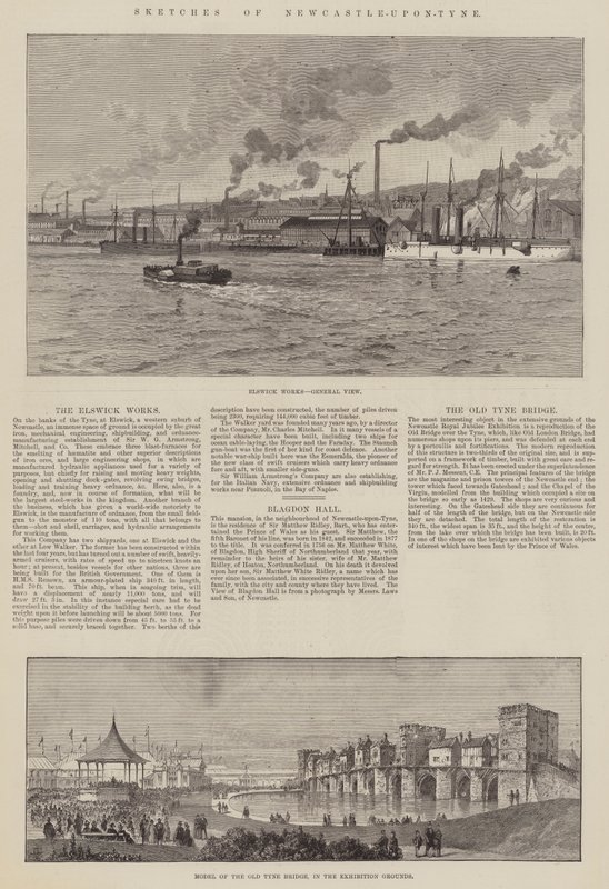 Schetsen van Newcastle-upon-Tyne door Thomas Harrington Wilson