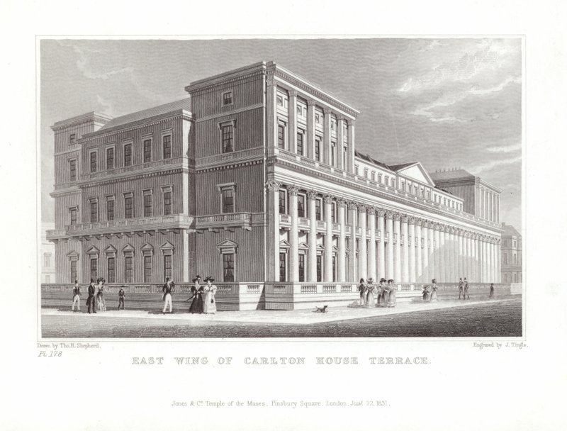 Oostvleugel van Carlton House Terrace door Thomas Hosmer Shepherd