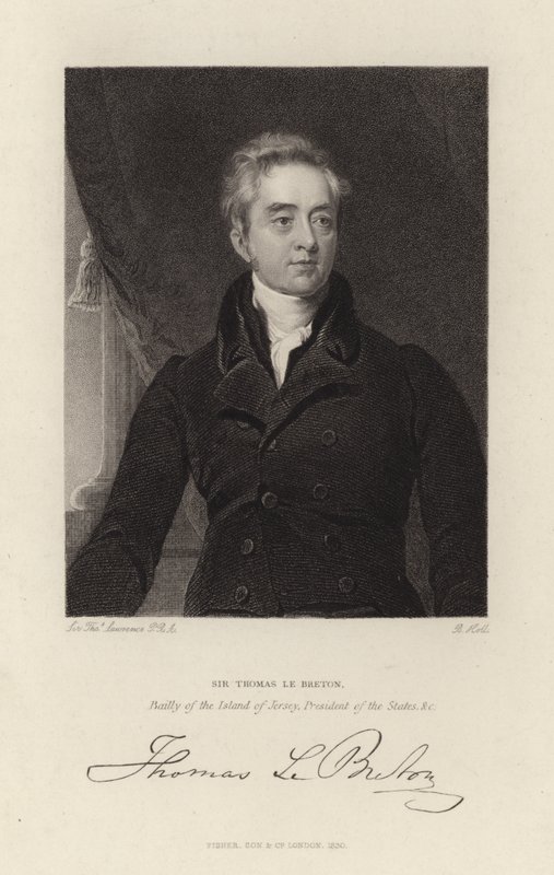 Sir Thomas Le Breton door Thomas Lawrence