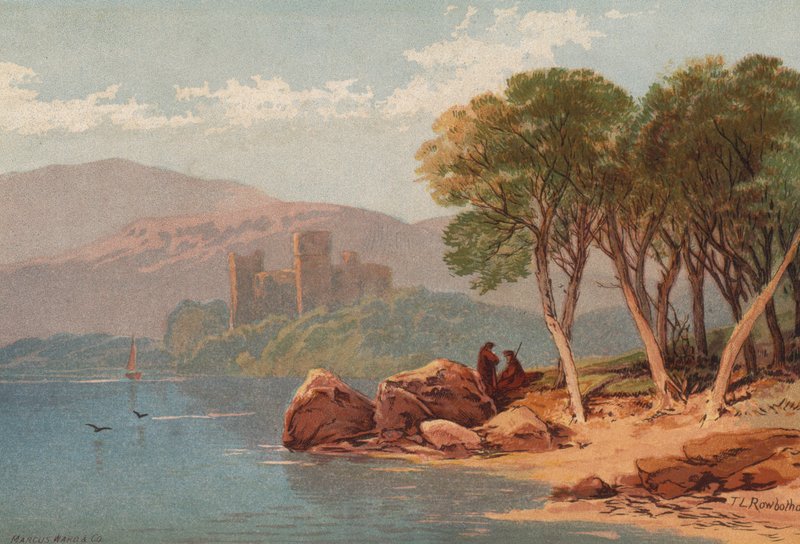 Schotland, Loch Ness door Thomas Leeson the Elder Rowbotham