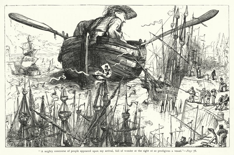 Illustratie voor Gulliver