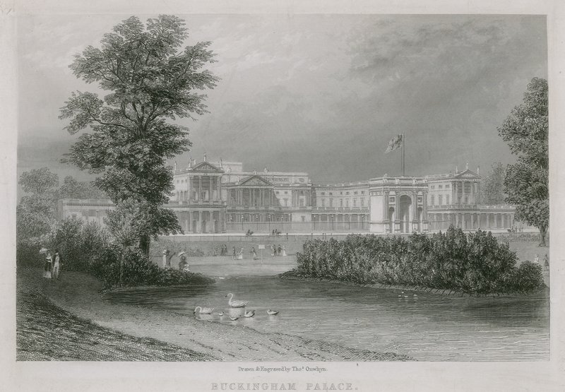 Buckingham Palace door Thomas Onwhyn