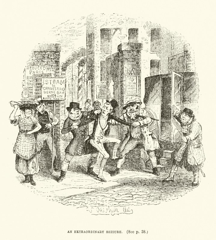 Illustratie voor Valentine Vox (gravure) door Thomas Onwhyn