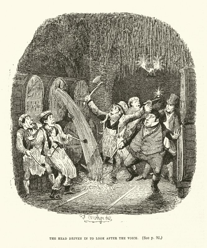 Illustratie voor Valentine Vox (gravure) door Thomas Onwhyn