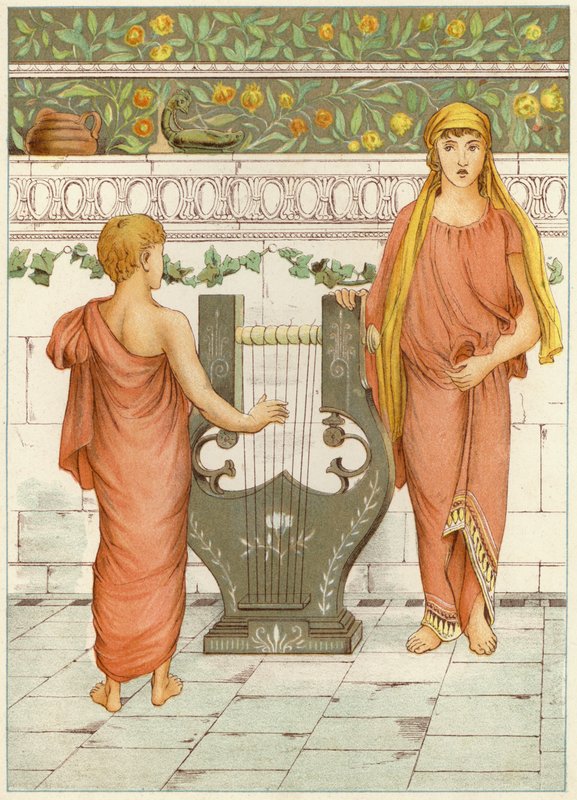 Perseus en de muziekles door Thomas Ralph Spence