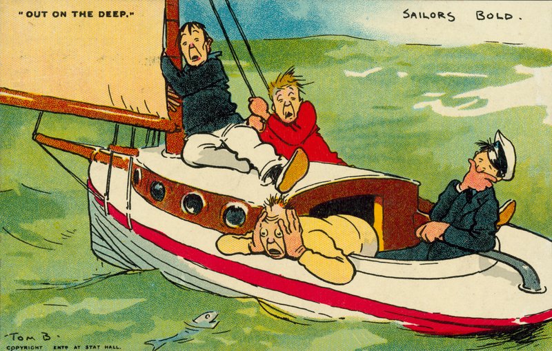 Op de diepe zee: dappere zeelieden door Tom Browne