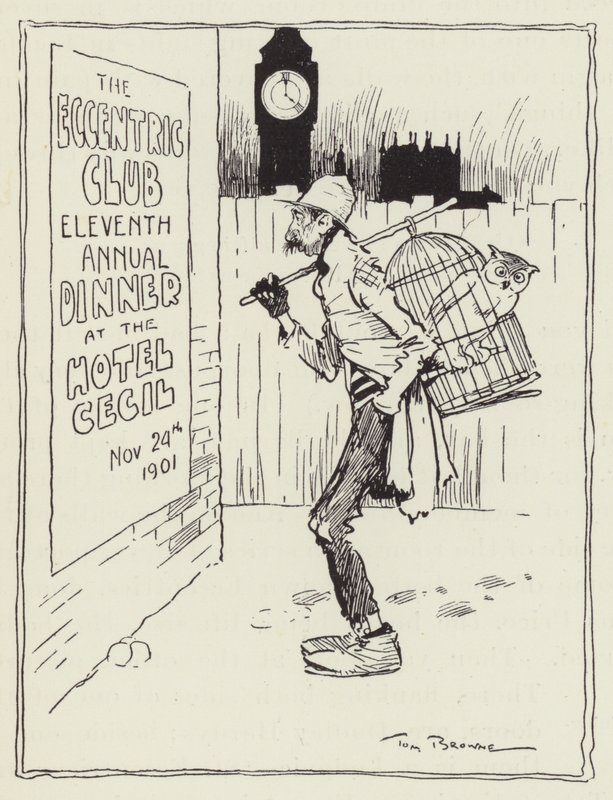 De Eccentric Club door Tom Browne