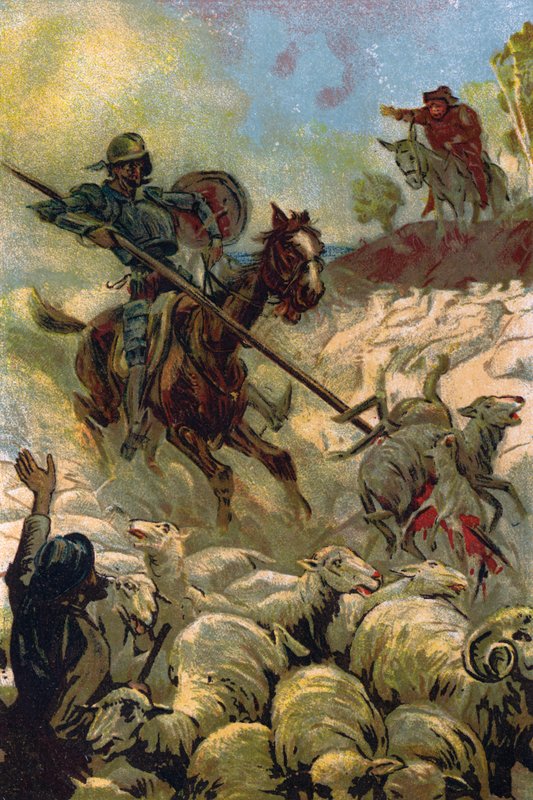Illustratie voor Don Quichot door Unbekannt Unbekannt