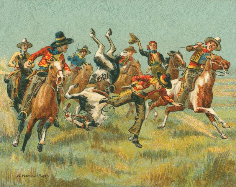 Races Historisch en Modern, Mexicaanse Paardenraces door Unbekannt Unbekannt