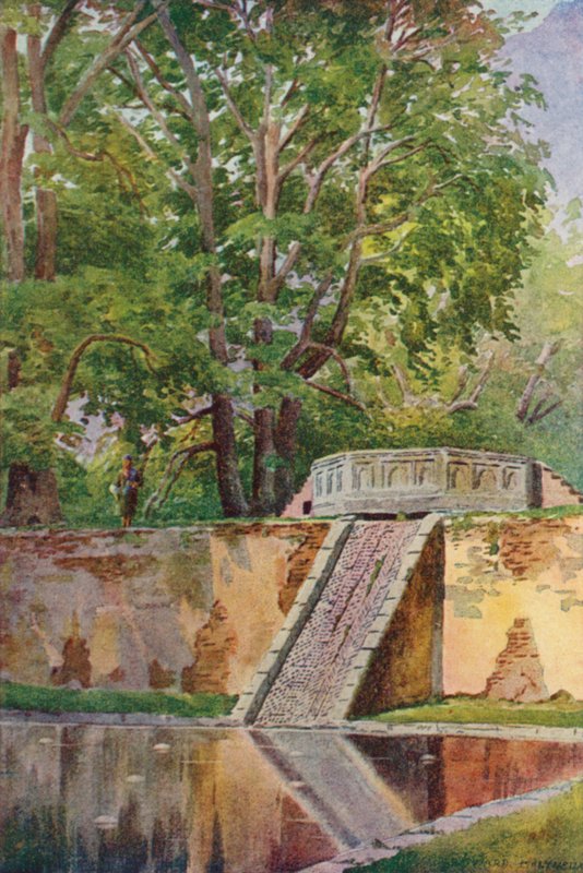 De Nishat Bagh door Unbekannt Unbekannt