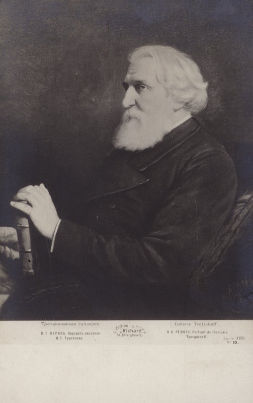 Ivan Turgenev, Russische romanschrijver, schrijver van korte verhalen en toneelschrijver door Vasili Grigorevich Perov