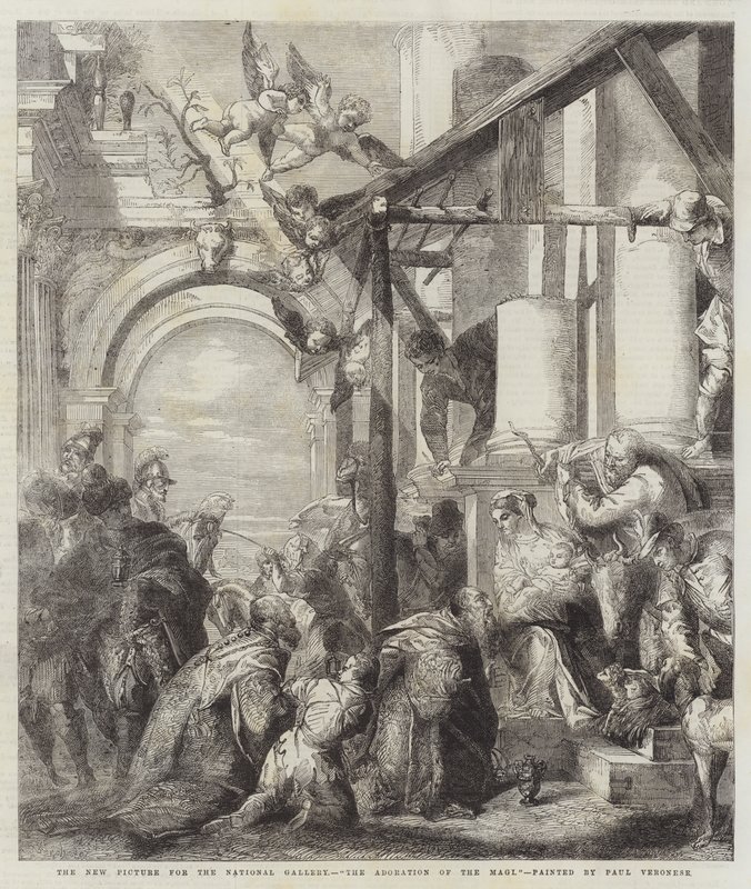 De aanbidding der wijzen door Paolo Veronese