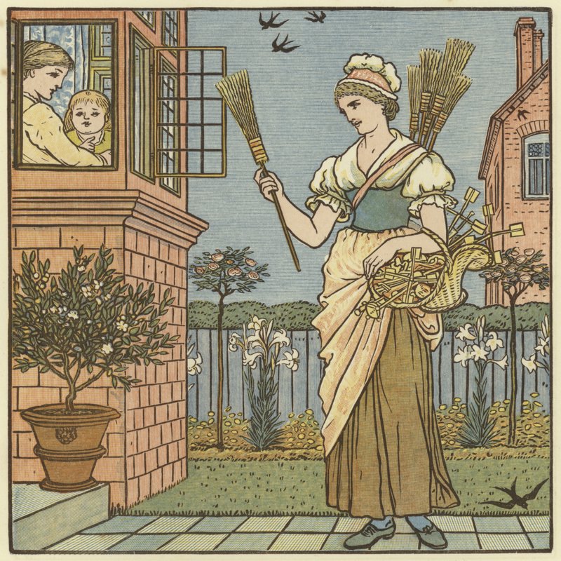 Koop een bezem door Walter Crane