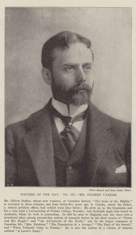 Schrijvers van de Dag, Mr Gilbert Parker door Walter Crane