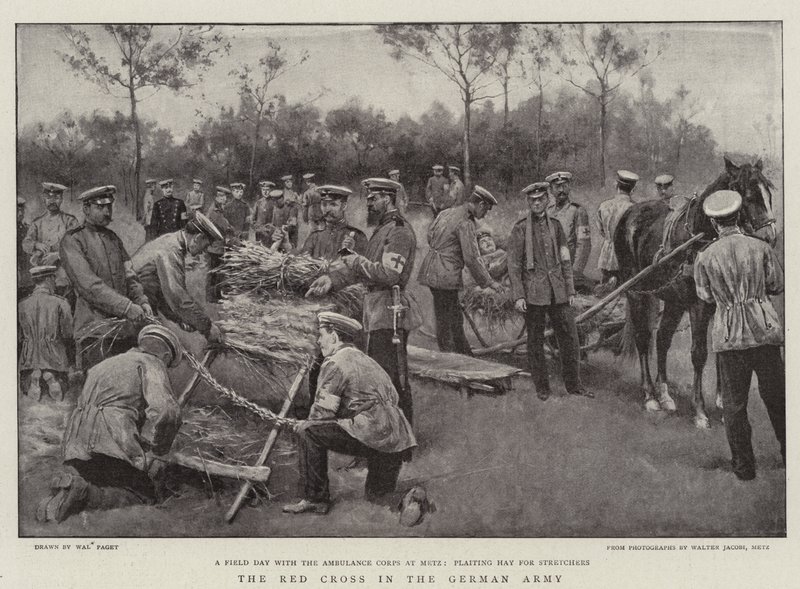 Het Rode Kruis in het Duitse leger door Walter Stanley Paget