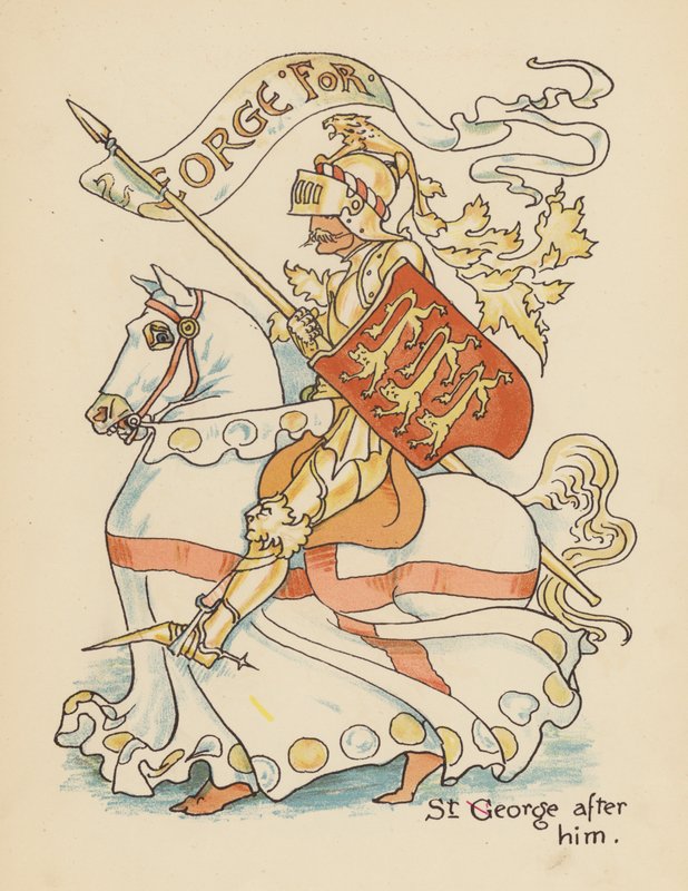 Illustratie voor Legends for Lionel door Walter Crane door Walter (after) Crane